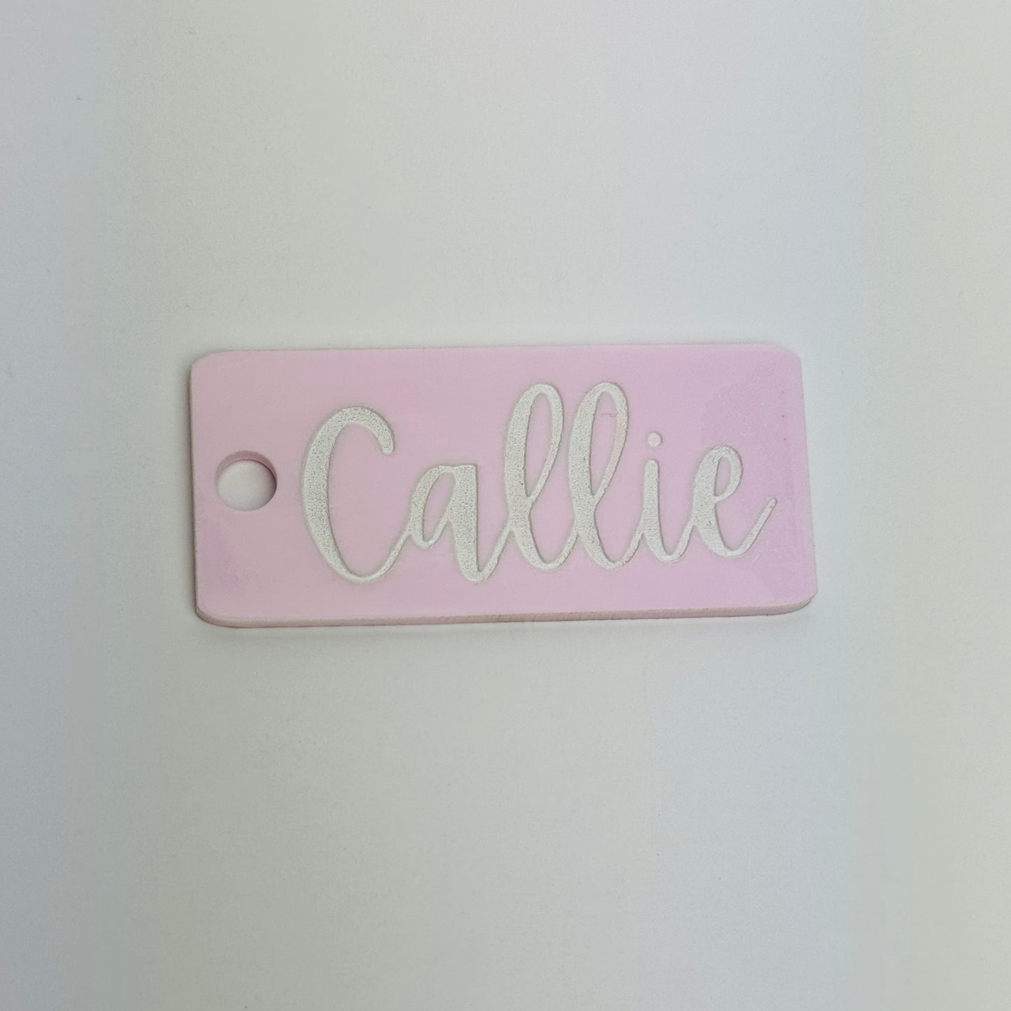 Personalized Pastel Keychain