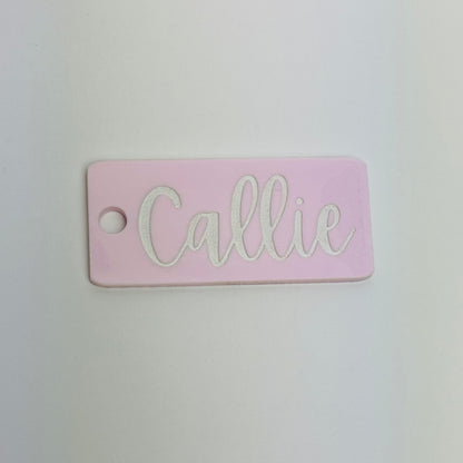 Personalized Pastel Keychain