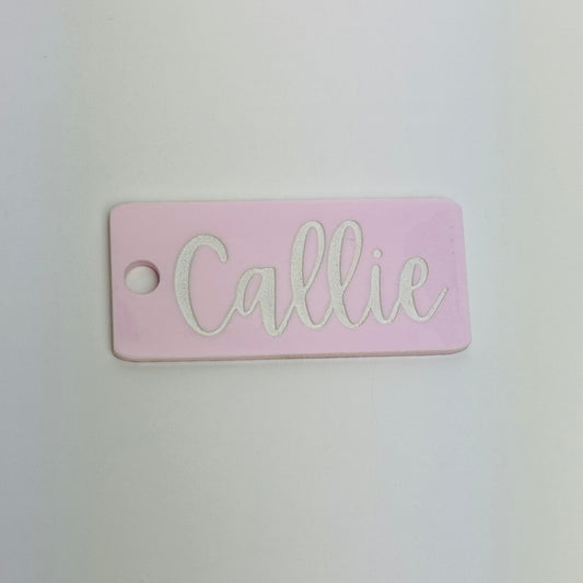 Personalized Pastel Keychain