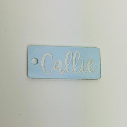 Personalized Pastel Keychain